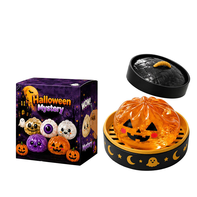 🎃 Halloween Dumpling Squeeze Squishy Legetøj
