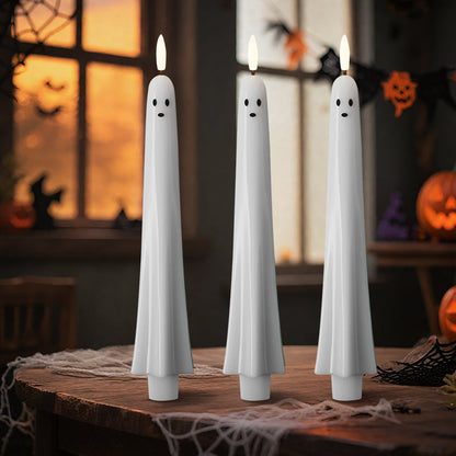 🎃👻 Etäohjattava kummitusvalo 3D-leimuavalla sydämellä 👻🎃