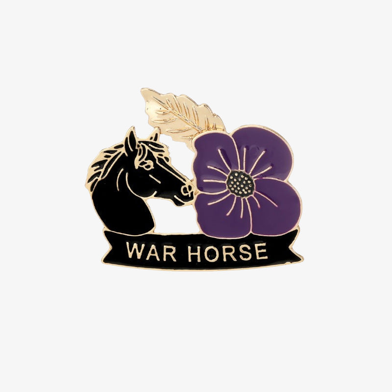 🌺🐎 Markant & Symbolsk — Lilla Valmue Heste-Mindebroche