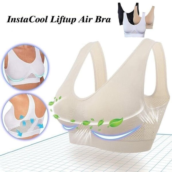 (Osta 1, saat 3)Hengittävä viileä Liftup Air Bra