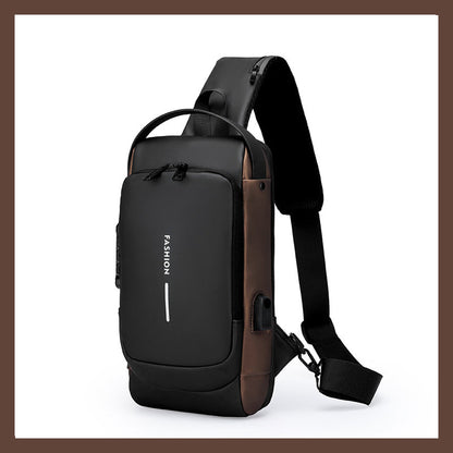 2024 Uusi yksinkertainen vedenpitävä vedenpitävä Crossbody olkalaukku