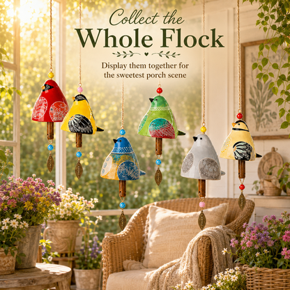 🐦🎨 Garden Songbird Wind Chime – et strejf af farve og sang til veranda og have 🌿