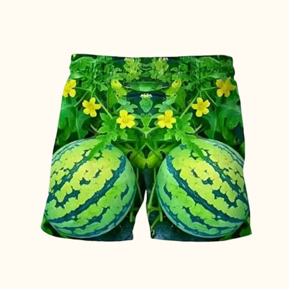 🍉 Sjovt T-Shirt Sæt med Vandmelon-Print