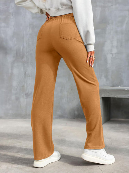 🔥Hot Sale 8000+💷Hyvä hinta🔥Naisten rento korkeavyötäröinen Stretch-housut