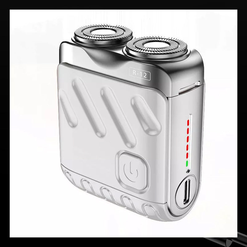 Kannettava Rotary Dual Ring Electric Shaver
