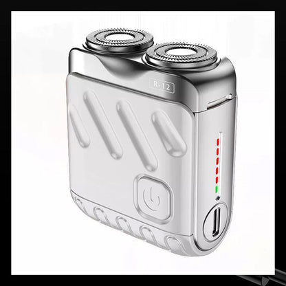Kannettava Rotary Dual Ring Electric Shaver