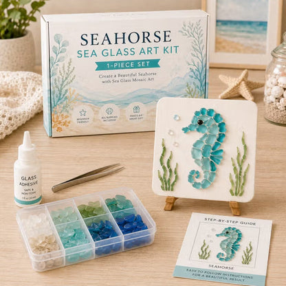 🌊✨ Kunst-DIY-sæt med havtema – Skab et fantastisk mosaik-mesterværk
