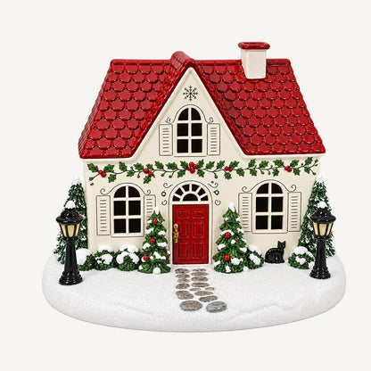 🎄 Mistletoe Lane – Julehus med Duftspreder
