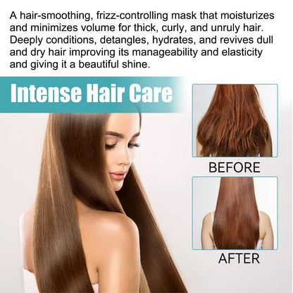 Silkki ja Keratin hoito Hiusten suoristusvoide