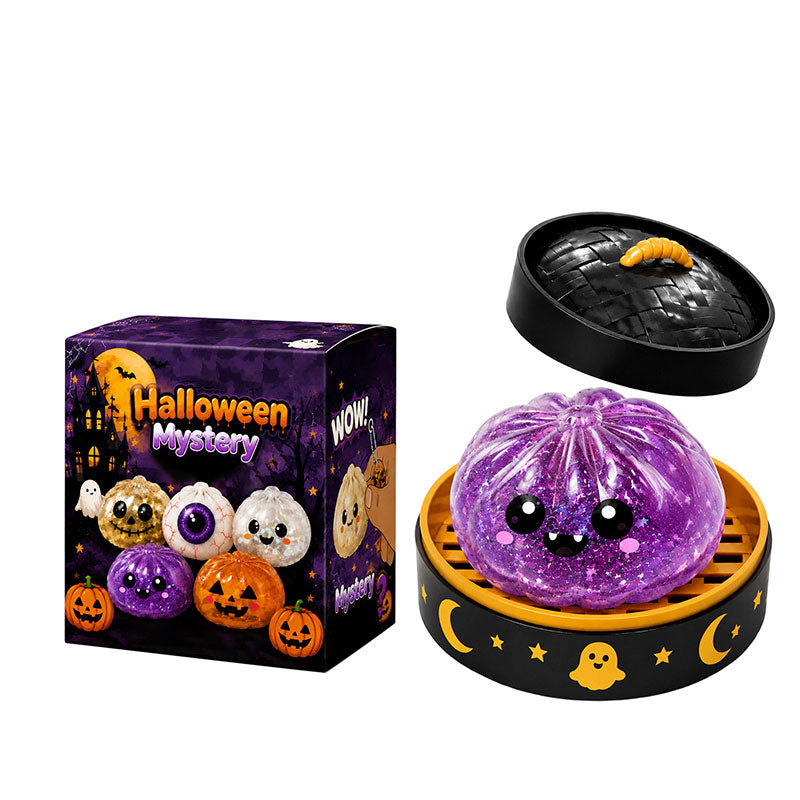 🎃 Halloween Dumpling Squeeze Squishy Legetøj