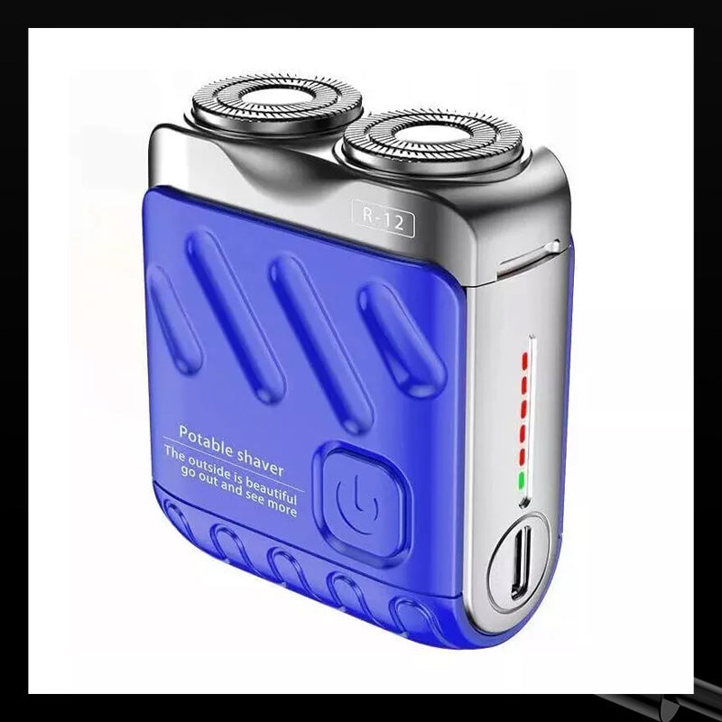 Kannettava Rotary Dual Ring Electric Shaver