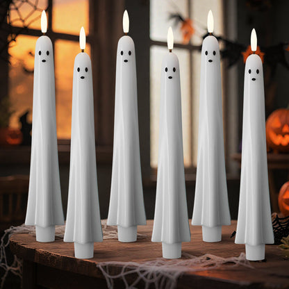 🎃👻 Etäohjattava kummitusvalo 3D-leimuavalla sydämellä 👻🎃
