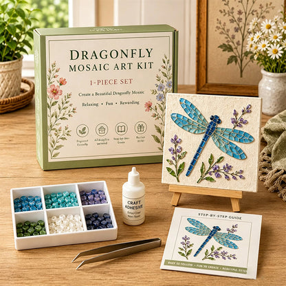 🌻🏡 Cottage Garden Mosaic DIY Kit – Create Your Own Masterpiece