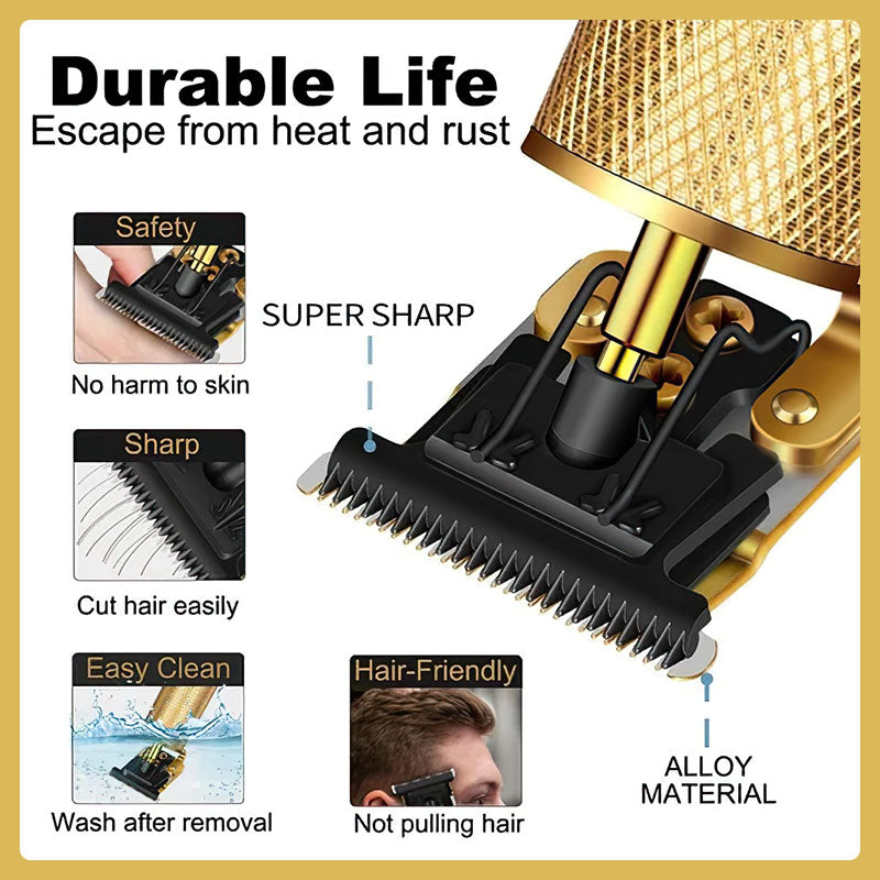 🔥Cordless Zero Gapped Trimmerin hiustenleikkuri