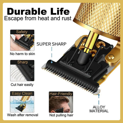 🔥Cordless Zero Gapped Trimmerin hiustenleikkuri
