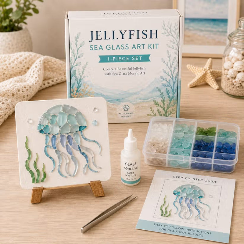 🌊✨ Kunst-DIY-sæt med havtema – Skab et fantastisk mosaik-mesterværk