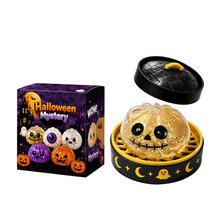 🎃 Halloween Dumpling Squeeze Squishy Legetøj