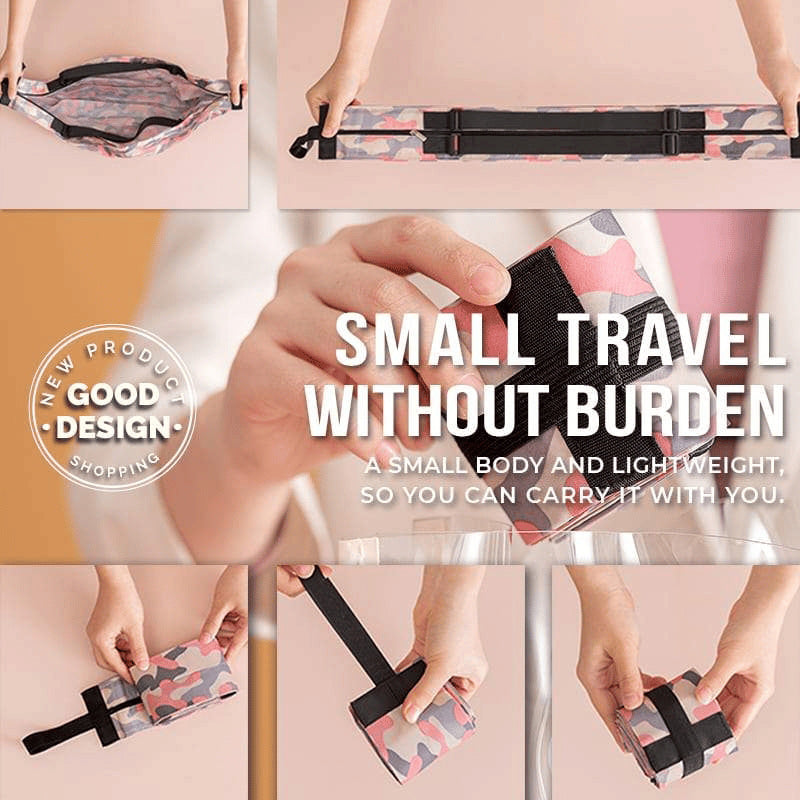 Kokoontaitettava Travel yksi olkapää kannettava ostoskassi