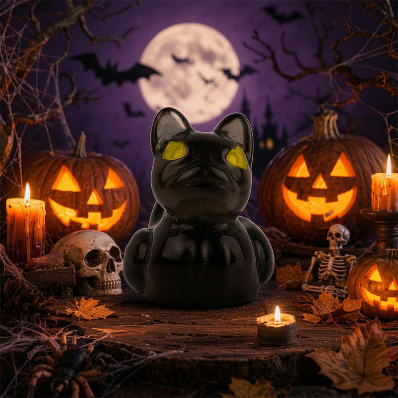 🎃🐤 Halloween Mini Harpiksænder — 12 Uhyggelige Design, 2,5 cm Små Figurer