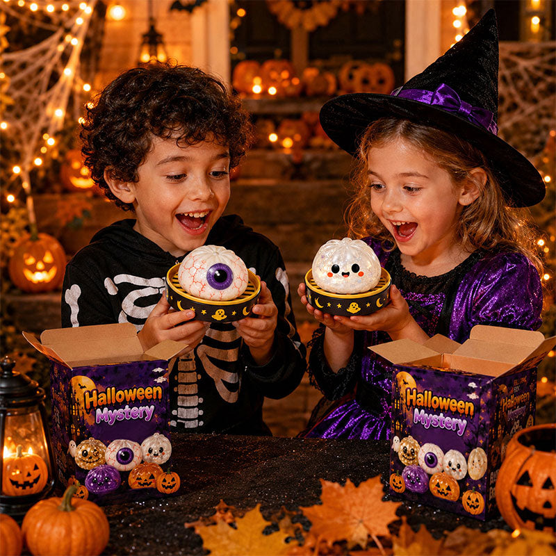 🎃 Halloween Dumpling Squeeze Squishy Legetøj