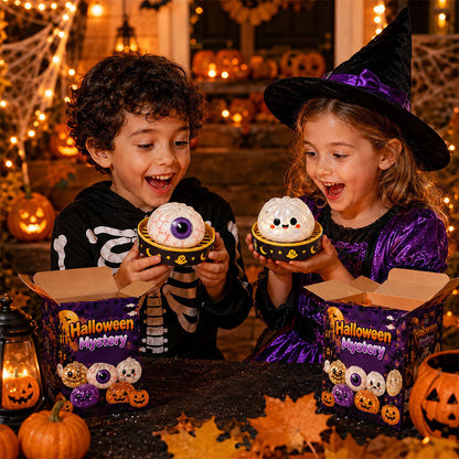 🎃 Halloween Dumpling Squeeze Squishy Legetøj