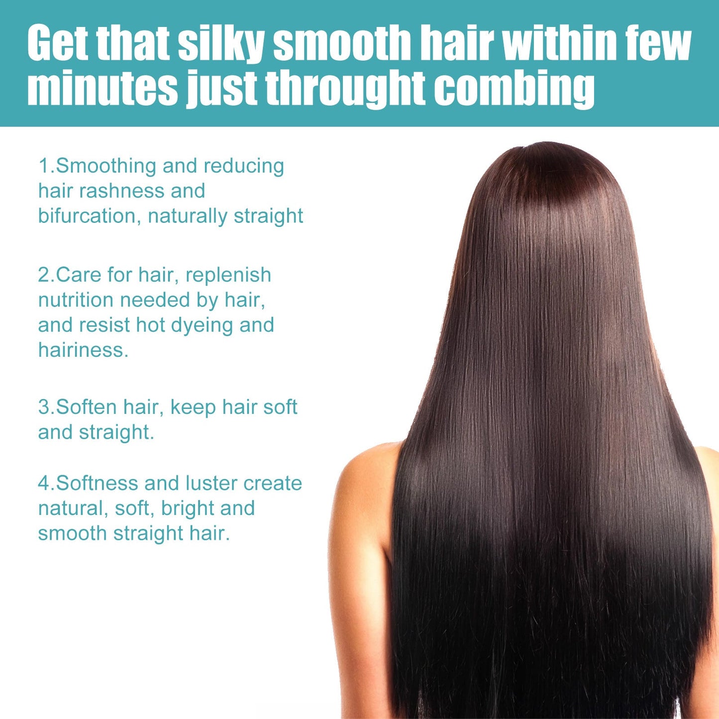 Silkki ja Keratin hoito Hiusten suoristusvoide