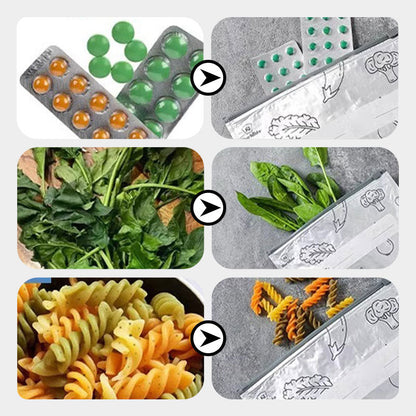 ⏳Rajoitettu aika 50 % alennus💥🌿Suljettavat, uudelleenkäytettävät alumiiniset säilytyuspussit