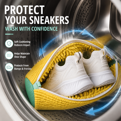 👟 Vaskepose til sko uden skrubning – Rengør & beskyt dine sneakers i vaskemaskinen
