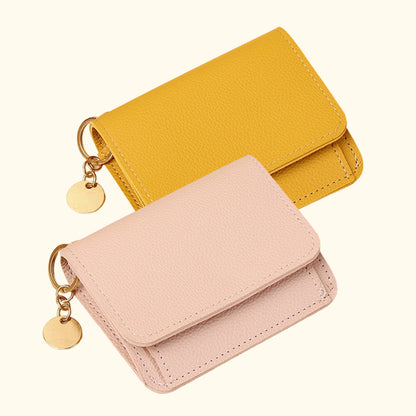 💖Køb 1 Få 1 Gratis!! ✨Kun 189 kr!!💕RFID Kort Pung til Kvinder – Moderigtig Kortholder med Nøglering & Møntrum