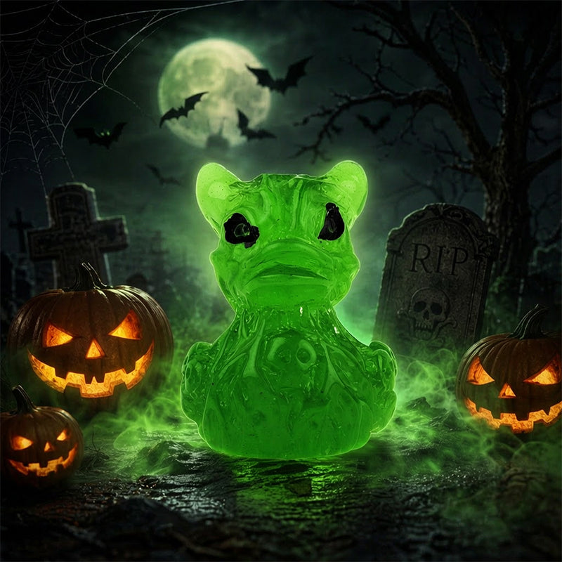 🎃🐤 Halloween Mini Harpiksænder — 12 Uhyggelige Design, 2,5 cm Små Figurer