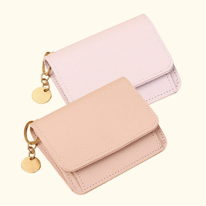 💖Køb 1 Få 1 Gratis!! ✨Kun 189 kr!!💕RFID Kort Pung til Kvinder – Moderigtig Kortholder med Nøglering & Møntrum