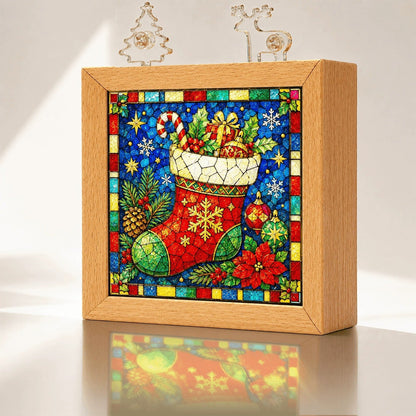 🧩 Nachtlampje met kerstpuzzel — bouw je eigen kerstverlichting