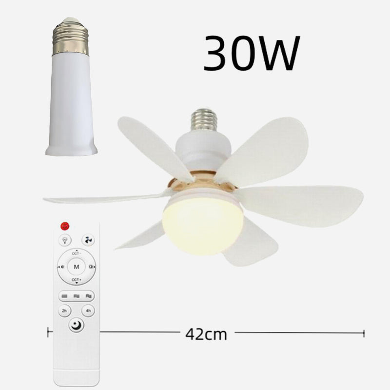 💡 Solution « Smart Fan Light » : ventilateur de plafond à LED à intensité variable avec kit de fixation facile à installer ! 🌀