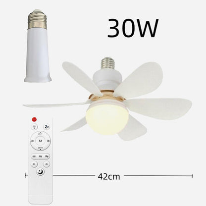 💡 Solution « Smart Fan Light » : ventilateur de plafond à LED à intensité variable avec kit de fixation facile à installer ! 🌀
