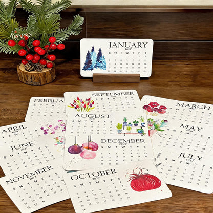🌱Eco-Friendly Plantable "Timeless" Seed Calendar 2027 ✨ Plan•Plant•Grow•Enjoy