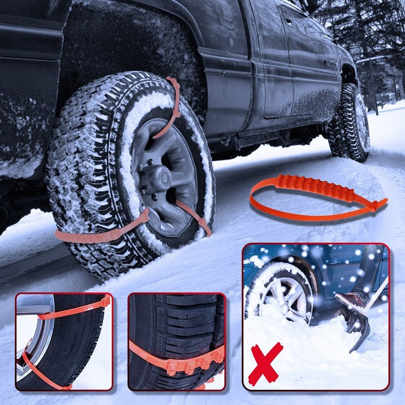 Uudelleenkäytettäviä Anti Snow ketjut auton