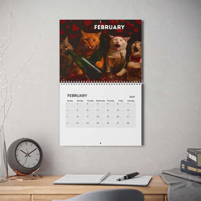 🍺🐱 Fullde Katte 2027 Kalender