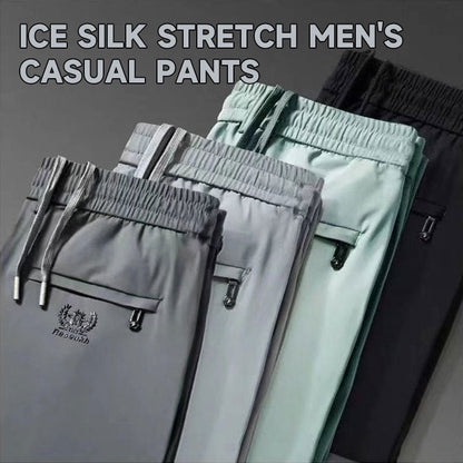 Ice Silk Stretch Miesten vapaa-ajan housut