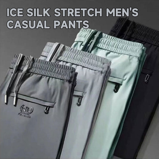 Ice Silk Stretch Miesten vapaa-ajan housut