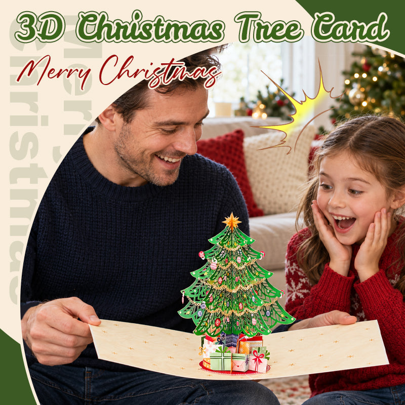 🎄 3D-pop-up-julekort med juletræ 🎁✨