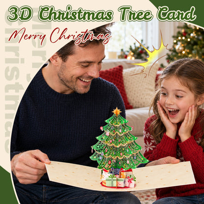 🎄 3D-pop-up-julekort med juletræ 🎁✨