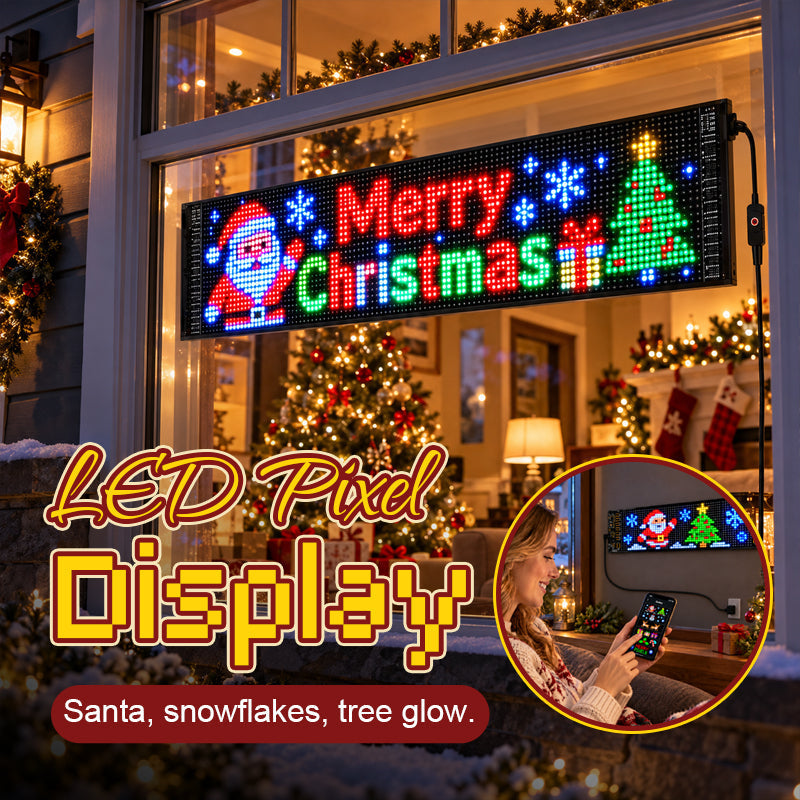 🎄 Animeret jule-LED-display til bilen