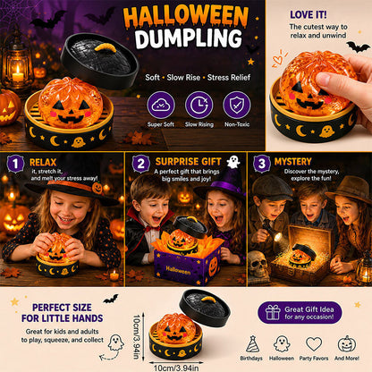 🎃 Halloween Dumpling Squeeze Squishy Legetøj