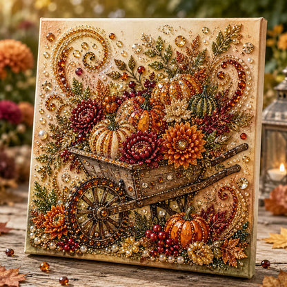 🍂💎 Helmiäisteos-askartelusetti syksyyn – Rentouttavaa DIY-askartelua hohtavan syystaiteen luomiseen 🖌️