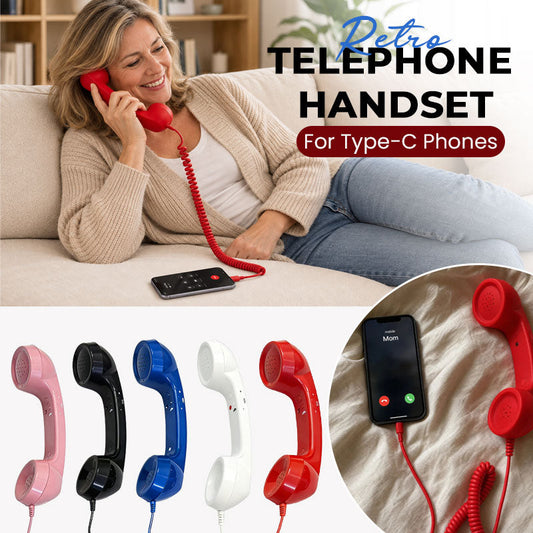 Retro telefonrør til Type-C telefoner