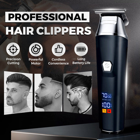 Kotitalouksien digitaalinen näyttö Professional Electric Hair Clipper Set