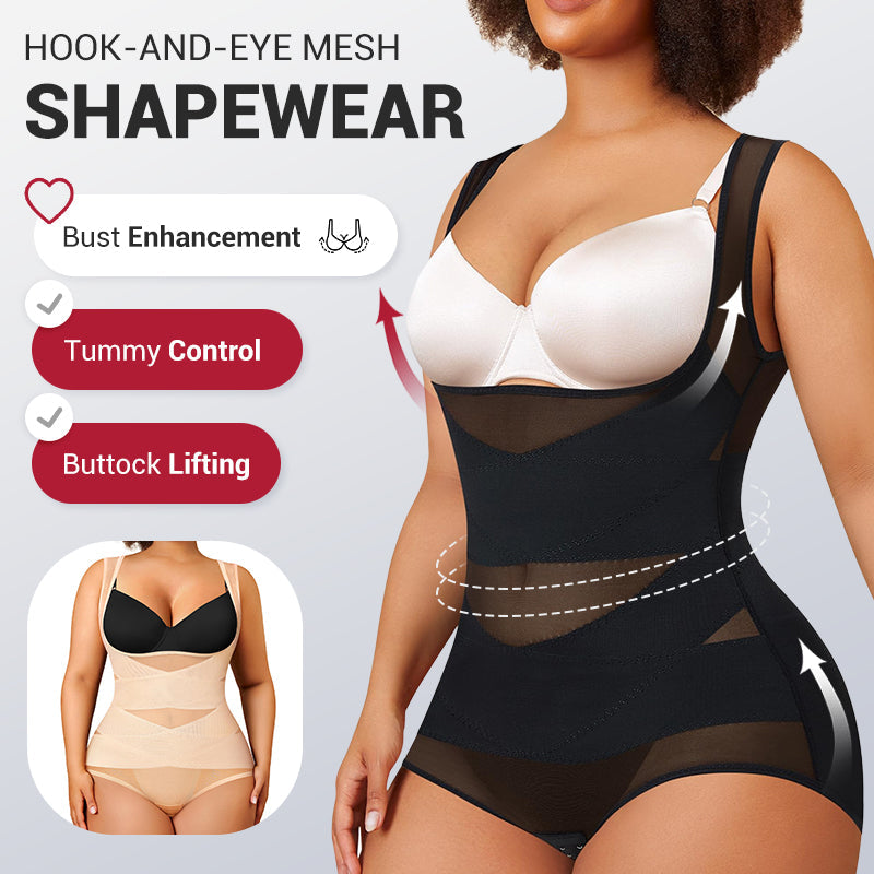 🎉Erikoismyynti - 49% OFF✨3-in-1 Naisten kevytrakenteinen verkkojooga Bodysuit Shaper