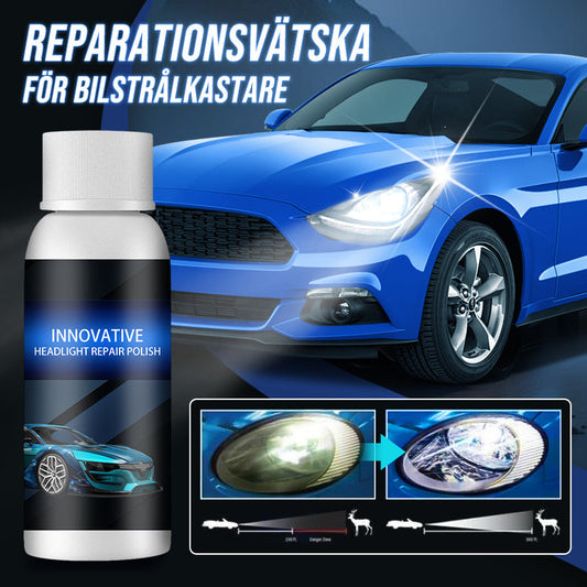 Korjausneste auton ajovalaisimille