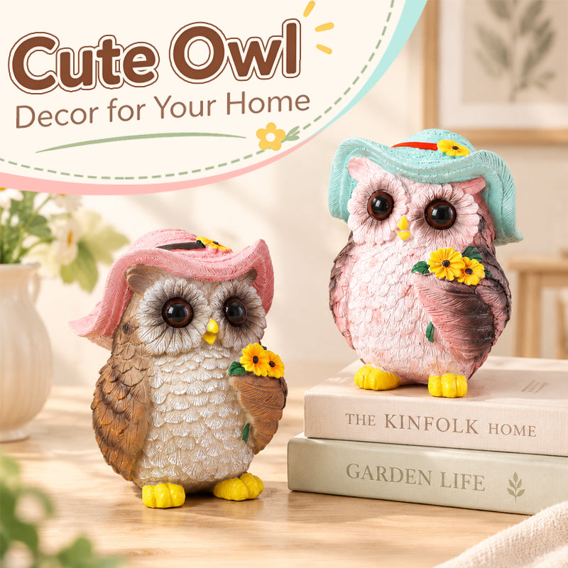 🦉 Kreativ uglefigur til hjem, have & borddekoration 🏡