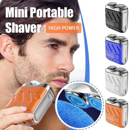 Kannettava Rotary Dual Ring Electric Shaver